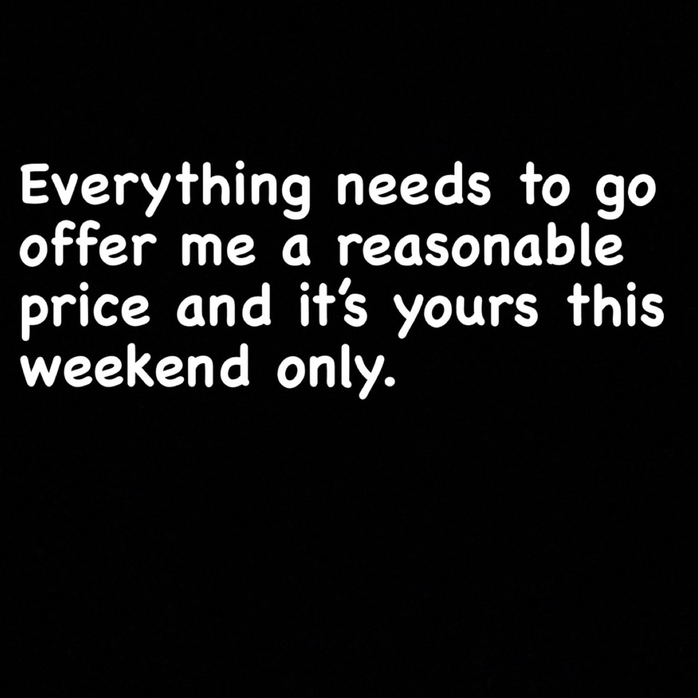 EVERYTHING MUST GO